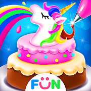 Rainbow Unicorn Cake Maker – Kids Cooking Games 1.7 Icon