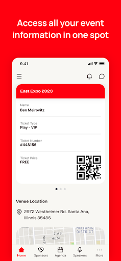 Android application ABB RA Events screenshort
