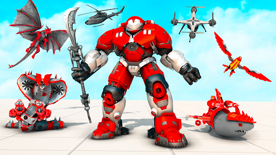 Iron Robot Transformation Game