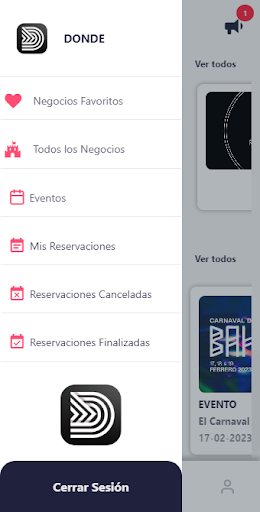 DONDE Screen 2