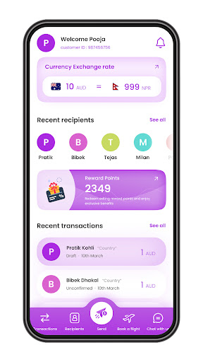 Android application Legal Remit Test screenshort
