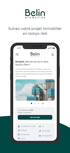 Android application BELIN - ESPACE CLIENT screenshort