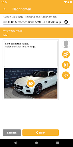 Android application CarLiner 360° screenshort