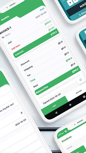 Android application Huay Bill Generator screenshort