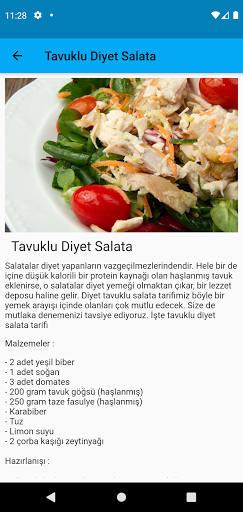 Diyet Listesi Screen 3