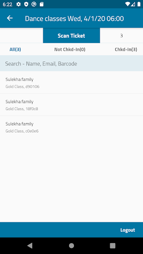 Event Registration and Ticket Screen 2