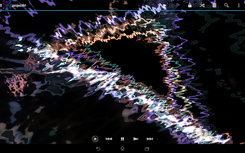 projectM Music Visualizer Screenshot