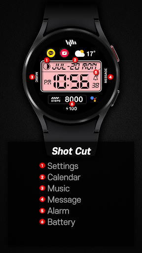 SamWatch Digital Shu 5 Screen 3