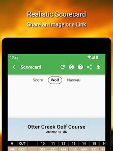 Captura 12 Kodiak Golf | Scorecard + GPS android