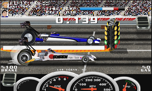 Burn Out Drag Racing Screenshot 1