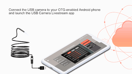Android application USB Camera Livestream screenshort