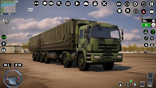 trò chơi xe tải quân đội