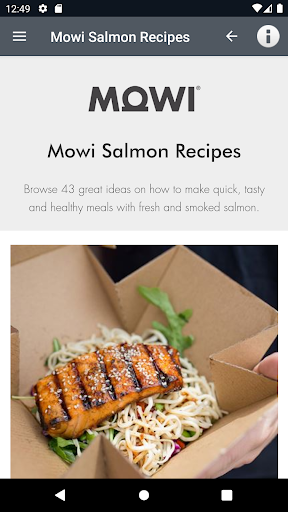 Mowi Salmon Recipes Screen 2