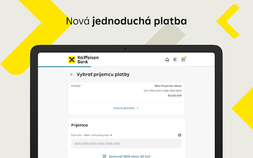 Screenshot of Raiffeisen Bank SK