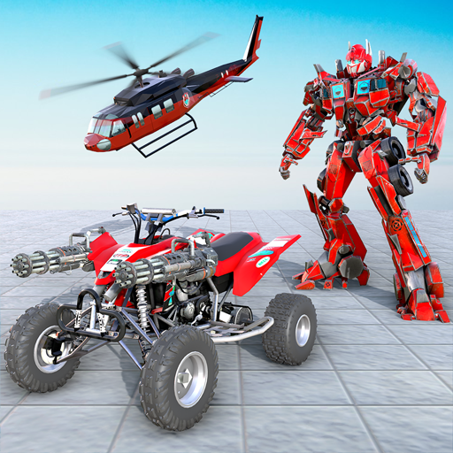 Quad Bike Robot Transform Wars Army Robot Games
