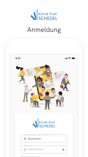 Klinik Prof. Schedel App Screen 2