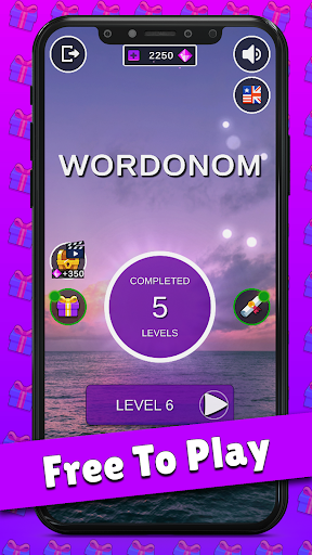 Android application Wordonom Word Game screenshort