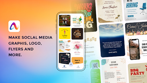 Android application Poster Maker - Flyers Design screenshort