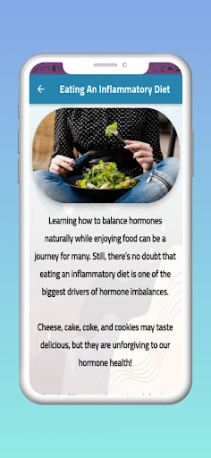 Hormone and training balance