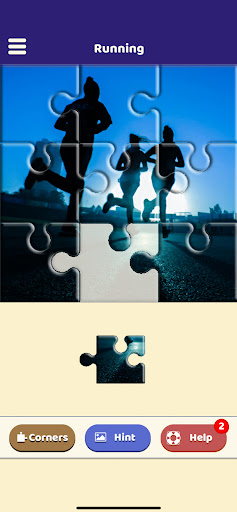 Android application Running Love Puzzle screenshort