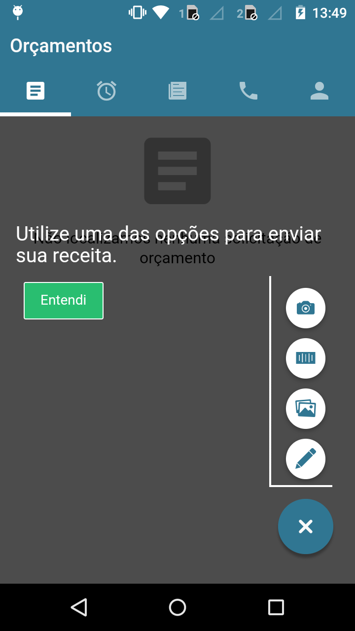 Android application Americana Manipulação screenshort