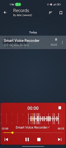 Smart Voice Recorder Screen 2