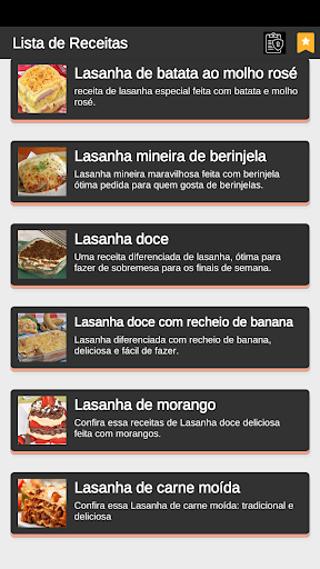 Receitas de Lasanhas Screen 3