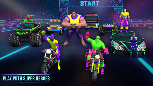 Android application Mega Ramps Car Stunts 3D screenshort