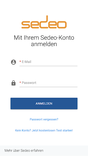 Android application Sedeo - dein digitales Büro screenshort