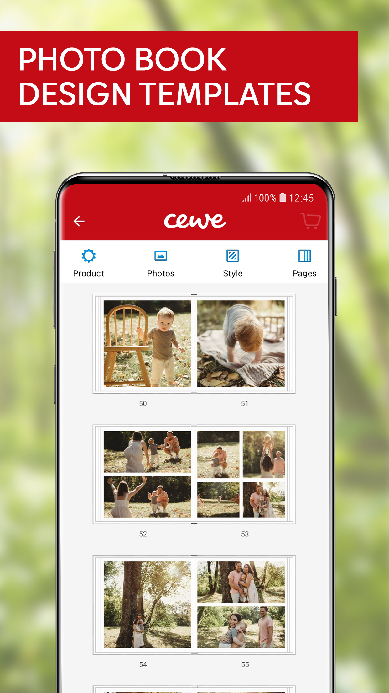 Android application CEWE - Photo Books & More screenshort