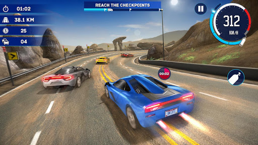 Fast Car Traffic Racing Games 2021:Free Car games  screenshots 1