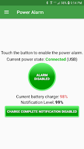 Power Alarm Unknown