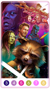 Guardians of Galaxy Coloring