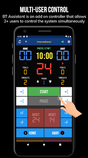 Android application BT Basketball Assistant screenshort