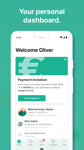 Android application Rentio screenshort