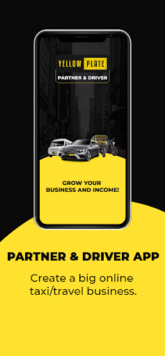 Android application Yellow Plate Partner & Driver screenshort