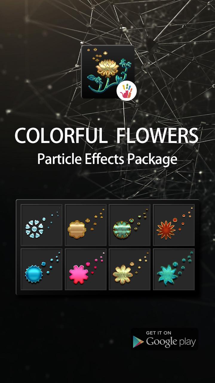 Android application Colorful Flowers screenshort