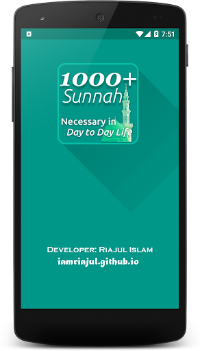 Android application 1000 Sunnah - Necessary in Day screenshort