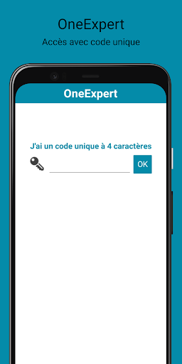 Android application OneExpert screenshort