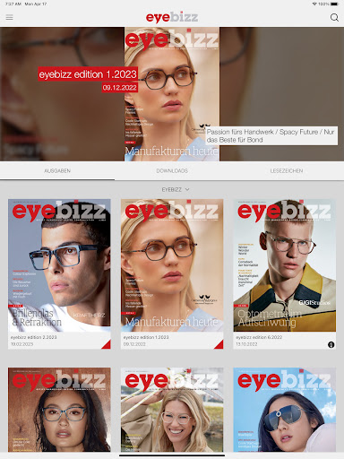 Android application Eyebizz screenshort