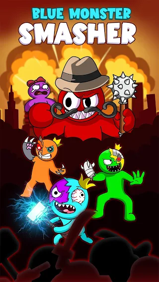 Smashers io: Blue Monster - Screenshot 3