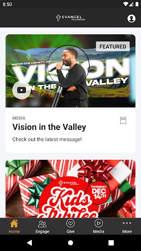 Android application Evangel Fellowship - NC screenshort