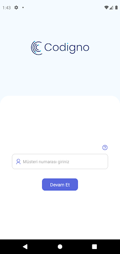 Android application Codigno ERP screenshort