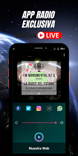 Android application FM Monumental 97.3 screenshort