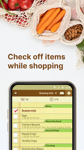Screenshot of List Ease: Shopping List App