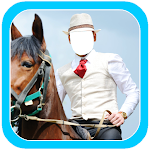Cover Image of Unduh Man With Horse Photo Suit  APK