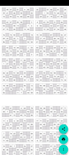 Tambola Ticket Printer Screen 3