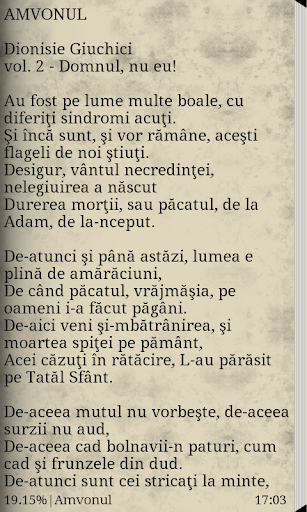 Android application Poezii crestine screenshort