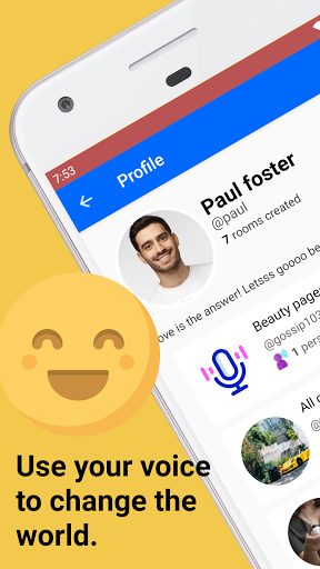 Audio chat - Live drop-in voice chat with friends