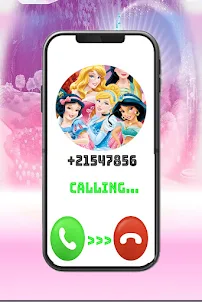 Princess Fake Video Call